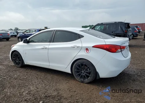 2013 Hyundai Elantra Gls from USA, damaged, VIN 5NPDH4AE0DH276151